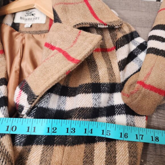 Vintage Y2K Burberry London Made In England Nova Check Cotton Belted Trench Coat - Picture 15 of 16